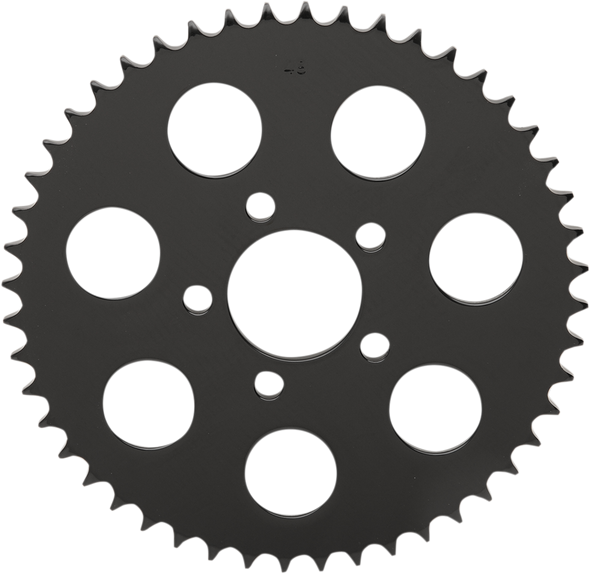 DRAG SPECIALTIES Rear Sprocket - Gloss Black - Flat - 48-Tooth 16421EB