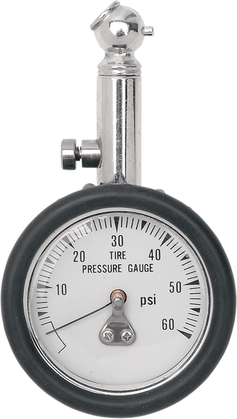 DRAG SPECIALTIES Gage, Pressure 60PSI 45 Degrees DS181211-1BCSC2