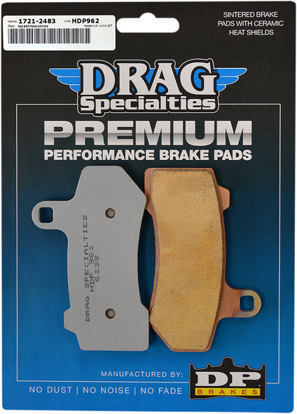 DRAG SPECIALTIES Sintered Brake Pads - Harley-Davidson HDP962