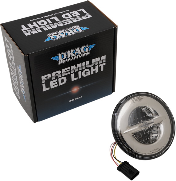 DRAG SPECIALTIES 7" Reflector-Style LED Headlamp - 14-20 Dresser - Chrome 0555854