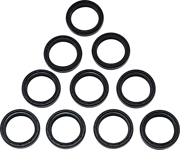 DRAG SPECIALTIES Fork Oil Seals - 41 mm - Showa Forks - 10-Pack 55-119-10