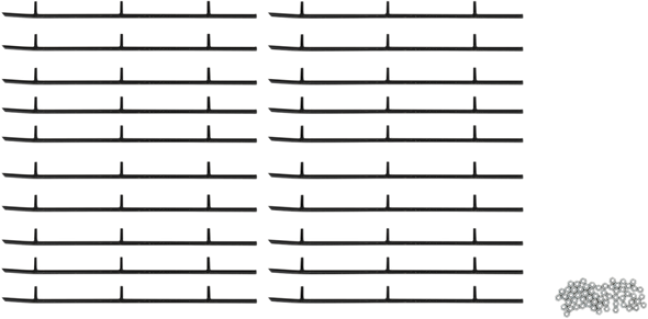 SNO STUFF Replacement Wear Bar - 20 Box 510-422-BOX