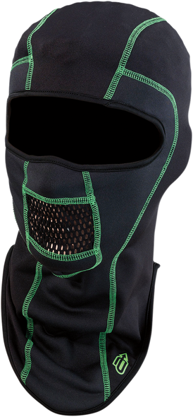 ARCTIVA Balaclava Pro - Black/Green - Large/XL 2503-0378