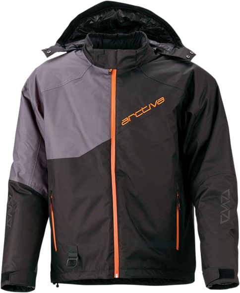 ARCTIVA Pivot 4 Hooded Jacket - Black/Orange - XL 3120-2051