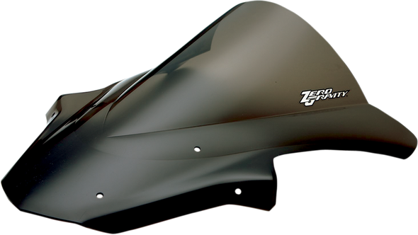 ZERO GRAVITY Double Bubble Windscreen - Dark Smoke - ZX10 16-263-19