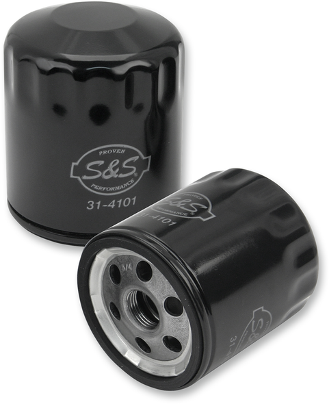 S&S CYCLE Oil Filter - Black 31-4101A