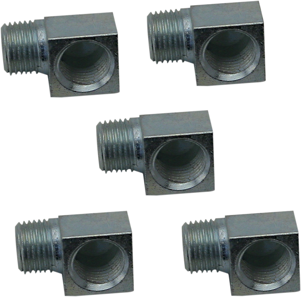 S&S CYCLE 90 Degree Oil Fitting - 5-Pack 50-1007