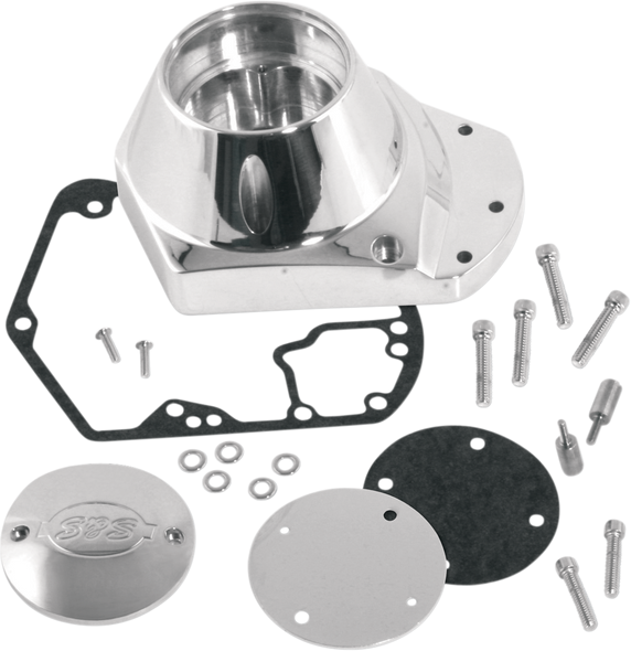 S&S CYCLE Cam Cover - Polished Billet - Big Twin 31-0335