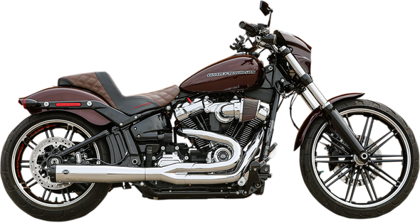 S&S CYCLE 2:1 Exhaust for M8 Softail - Chrome 550-0858