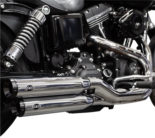 S&S CYCLE Grand National Mufflers - Chrome 550-0723