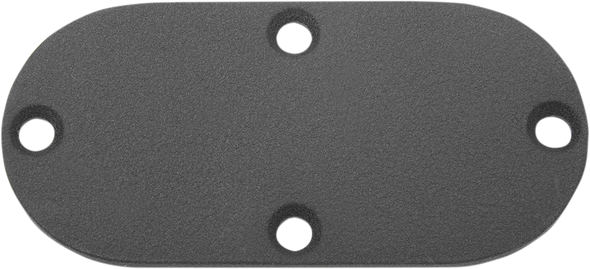DRAG SPECIALTIES Inspection Cover - Wrinkle Black 14009W
