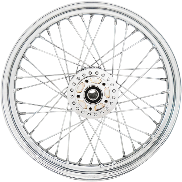 DRAG SPECIALTIES Front Wheel - Single Disc/ABS - Chrome - 19"x2.50" - ' 08-'21 XL 64423