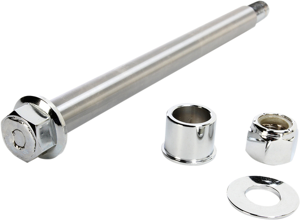 DRAG SPECIALTIES Axle - Front - Kit - Chrome - '00-'06 FXSTS 16-0305NU