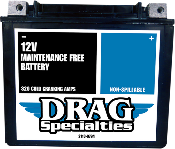 DRAG SPECIALTIES AGM Battery - YTX20HL FT CTX20HL FA FT