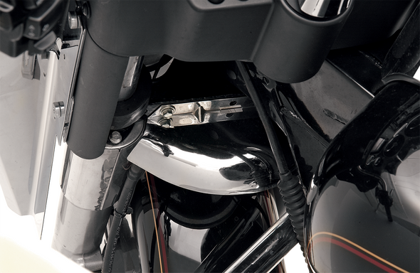 DRAG SPECIALTIES Front Fork Air Baffle - Chrome - Replacement OE Number 58520-79B 23-0421-SC3