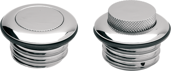 DRAG SPECIALTIES Non-Vented Pop-Up Gas Cap - Chrome 03-0328-B1