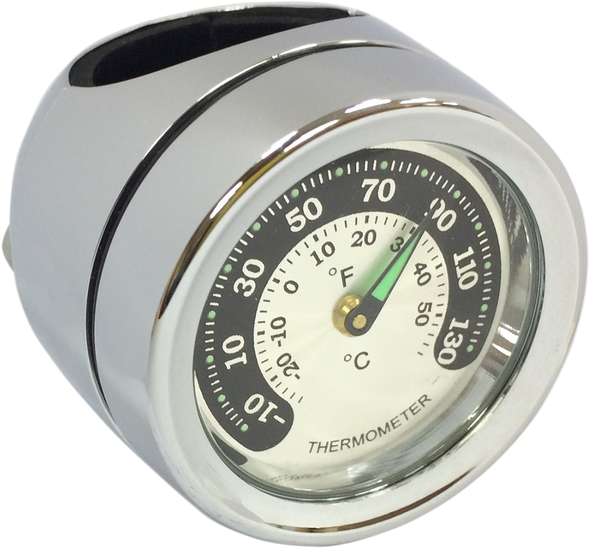 DRAG SPECIALTIES Handlebar Mount Thermometer - Chrome - For 1" Bar O91-6821TN