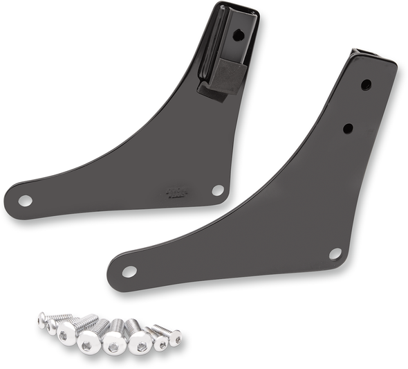 DRAG SPECIALTIES Side Plates - Black 50263860