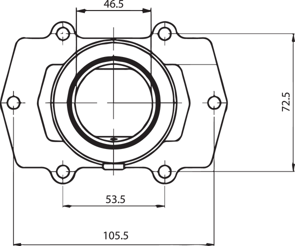 KIMPEX Carburetor Flange - Arctic Cat 104550