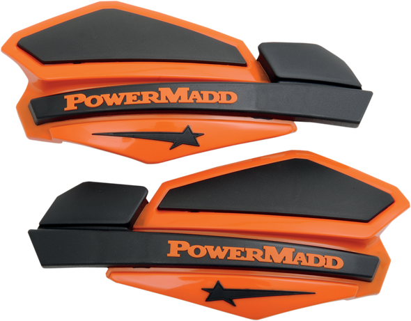 POWERMADD/COBRA Handguards - Orange/Black 34205