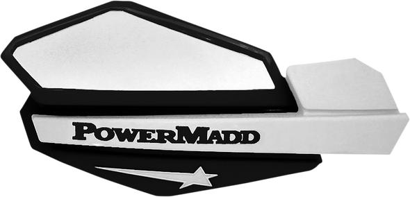 POWERMADD/COBRA Handguards - Black/White 34228