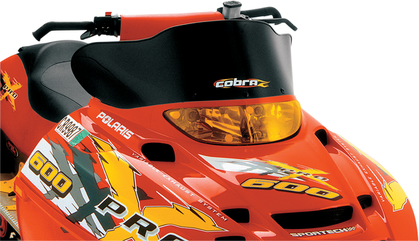 POWERMADD/COBRA Windshield - 8.5" - Black - Polaris 11511