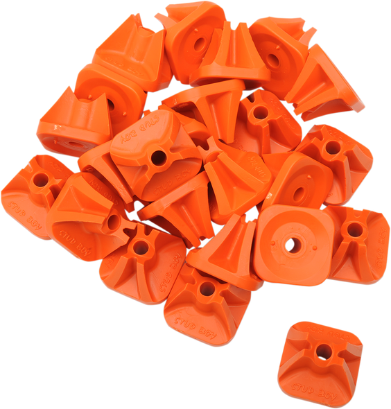 STUD BOY Single Backer Plates - Orange - 24 Pack 2513-P1-ORG