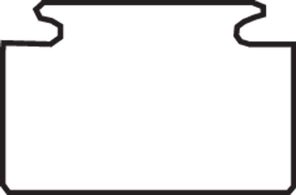 GARLAND Black Replacement Slide - UHMW - Profile 11 - Length 40.00" - Rupp 11-4000-0-01-01