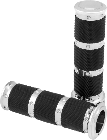 PERFORMANCE MACHINE (PM) Grips - XLS - Cable - Chrome 0063-2086-CH