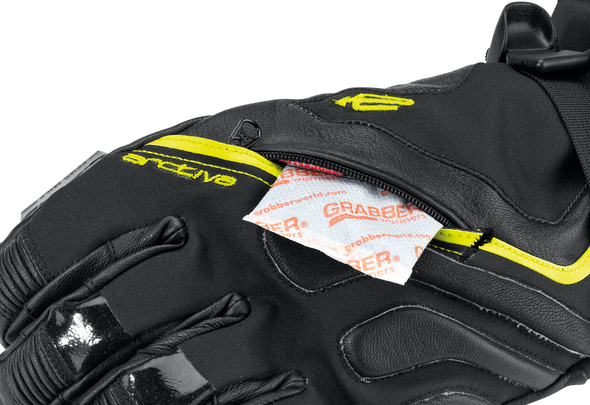 ARCTIVA Meridian Gloves - Black/Hi Vis Yellow - Medium 3340-1207