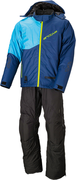 ARCTIVA Pivot 4 Hooded Jacket - Blue/Hi-Viz - 3XL 3120-2033