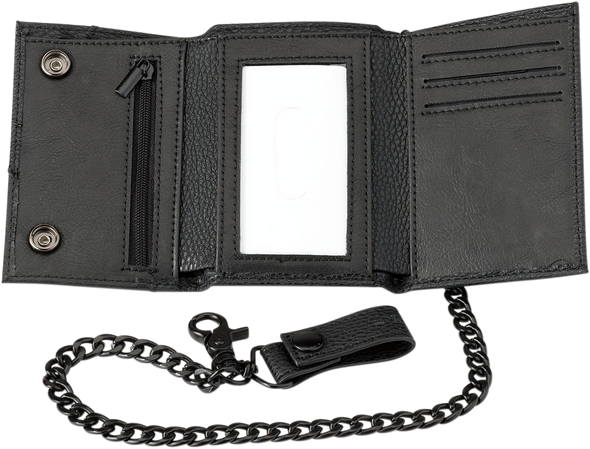 Z1R Z1R Leather Wallet - Black - Regular 3070-1118