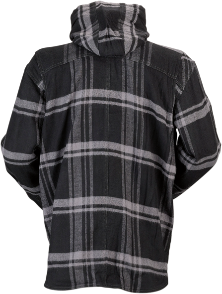 Z1R Timber Flannel Shirt - Black/Gray - 2XL 3040-2836