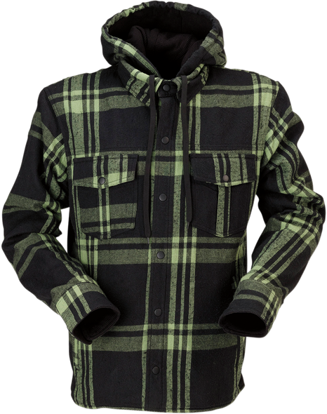 Z1R Timber Flannel Shirt - Olive/Black - Small 2820-5325