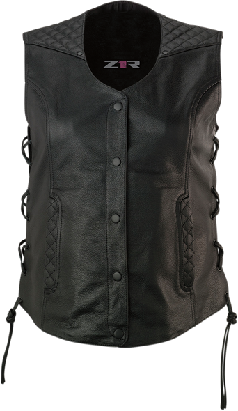 Z1R Women's Gaucha Vest - Black - Large 2831-0074