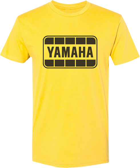 YAMAHA APPAREL Yamaha Retro T-Shirt - Yellow/Black - Medium NP21S-M1969-M