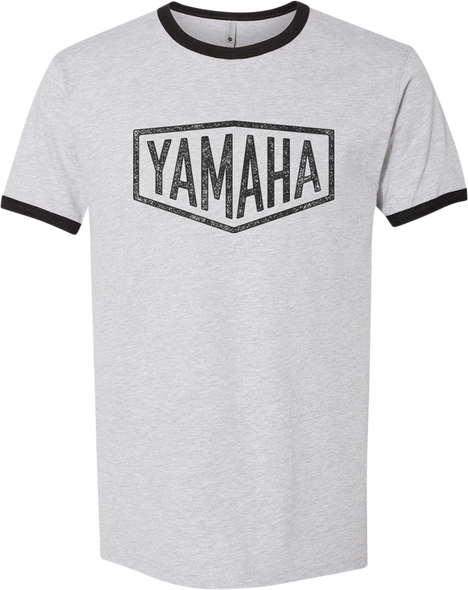 YAMAHA APPAREL Yamaha Vintage Raglan T-Shirt - Gray/Black - Large NP21A-M1792-L