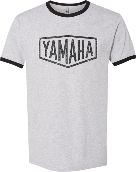 YAMAHA APPAREL Yamaha Vintage Raglan T-Shirt - Gray/Black - Small NP21A-M1792-S