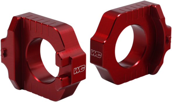 WORKS CONNECTION Elite Axle Block - Red 17-270