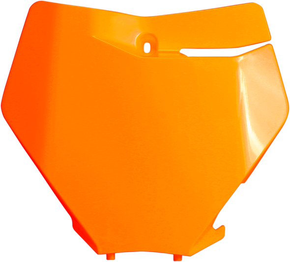 UFO Front Number Plate - Fluorescent Orange - KTM KT04094FFLU