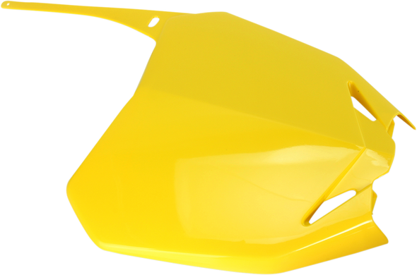 UFO Front Number Plate - Yellow - Suzuki SU04919-102