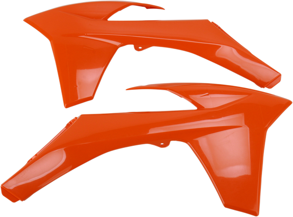 UFO Radiator Shrouds - KTM Orange - KTM KT04022-127