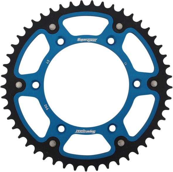 SUPERSPROX Stealth Rear Sprocket - 49-Tooth - Blue - Husaberg RST-990-49-BLU