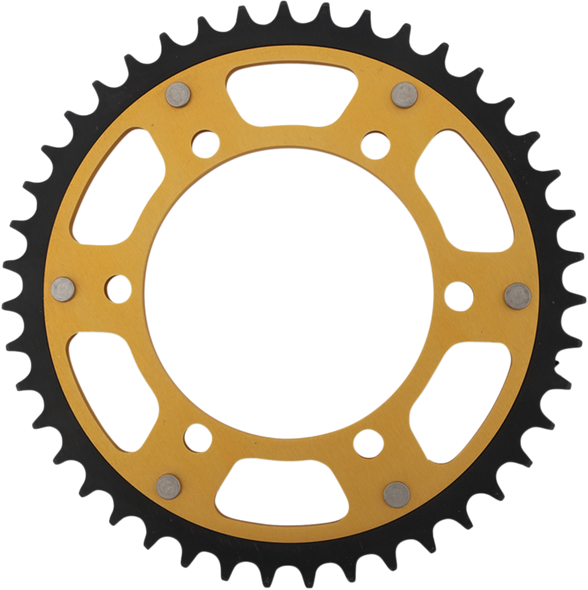 SUPERSPROX Stealth Rear Sprocket - 43-Tooth - Gold - Kawasaki RST-486-43-GLD