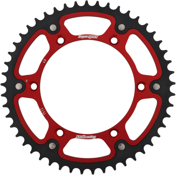 SUPERSPROX Stealth Rear Sprocket - 49-Tooth - Red - Beta RST-1512-49-RED
