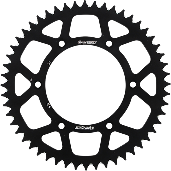 SUPERSPROX Rear Sprocket - Black - KTM/Husqvarna - 52-Tooth RAL-990-52-BLK