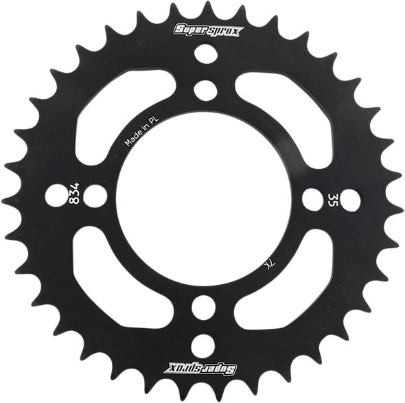 SUPERSPROX Rear Sprocket - Black - Yamaha - 35-Tooth RAL-834-35-BLK