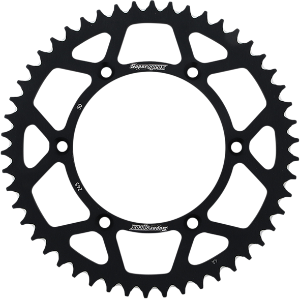 SUPERSPROX Rear Sprocket - Black - Yamaha - 50-Tooth RAL-245-50 BLK