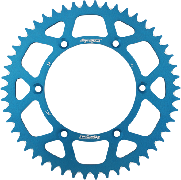 SUPERSPROX Rear Sprocket - Blue - Yamaha - 50-Tooth RAL-245-50 BLU