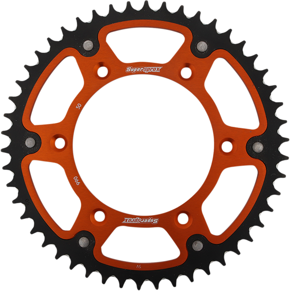 SUPERSPROX Stealth Rear Sprocket - 50-Tooth - Orange - Husaberg RST-990-50-ORG